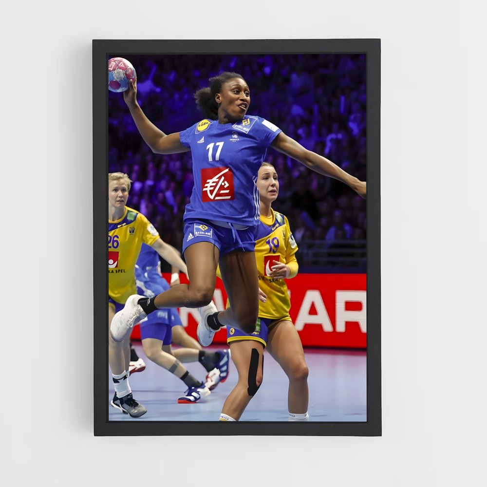 Poster Action en Handball (vue 2)