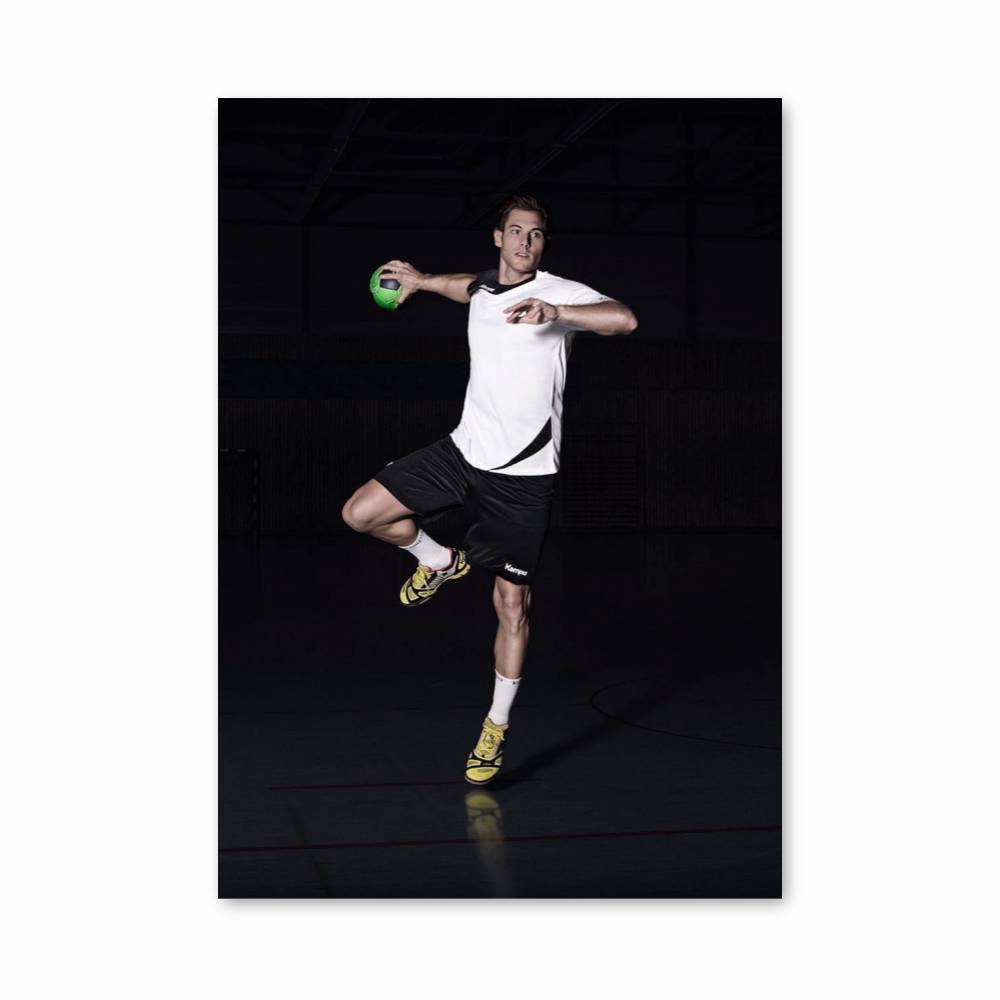 Poster Action Aérienne Handball