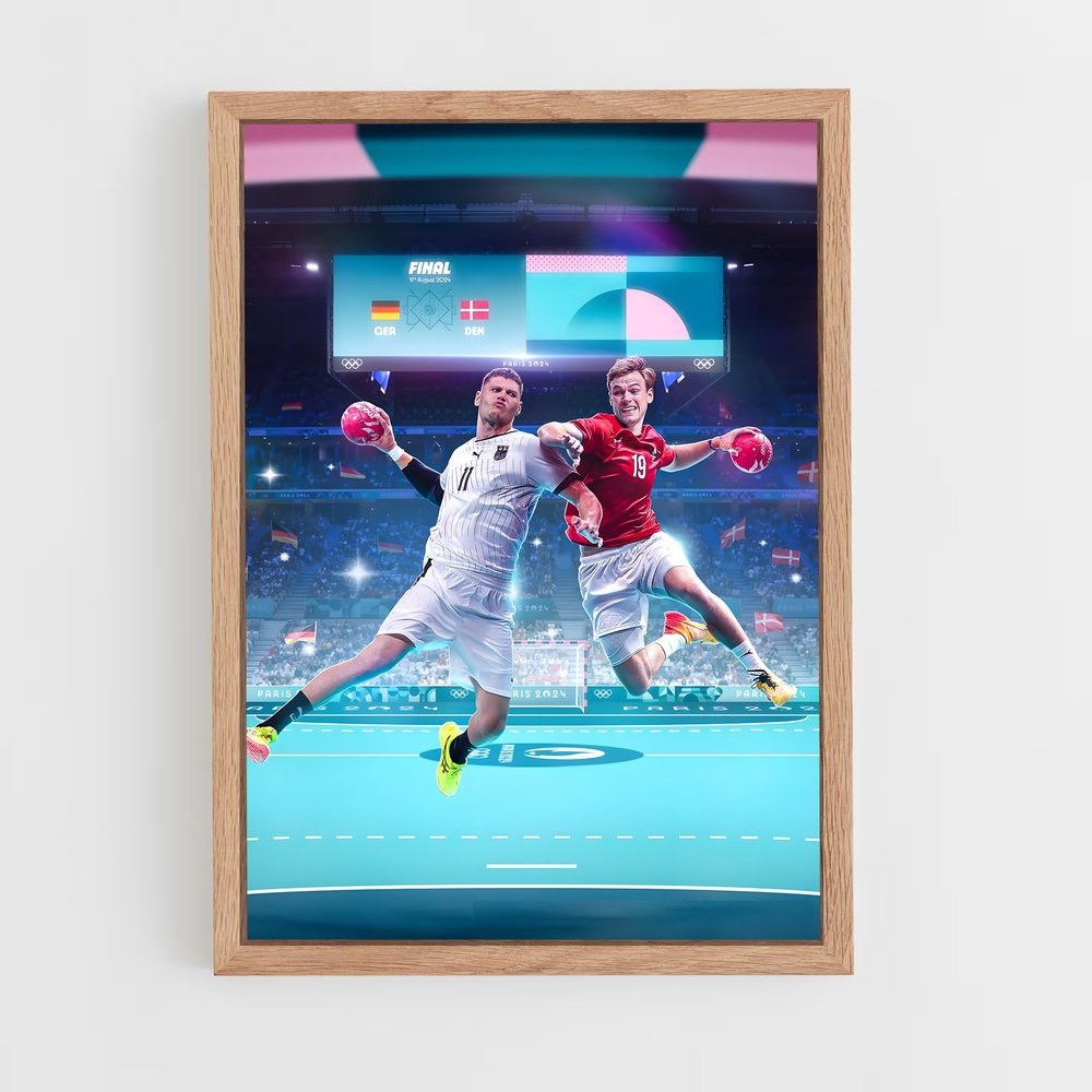 Poster Duel de Handball (vue 4)