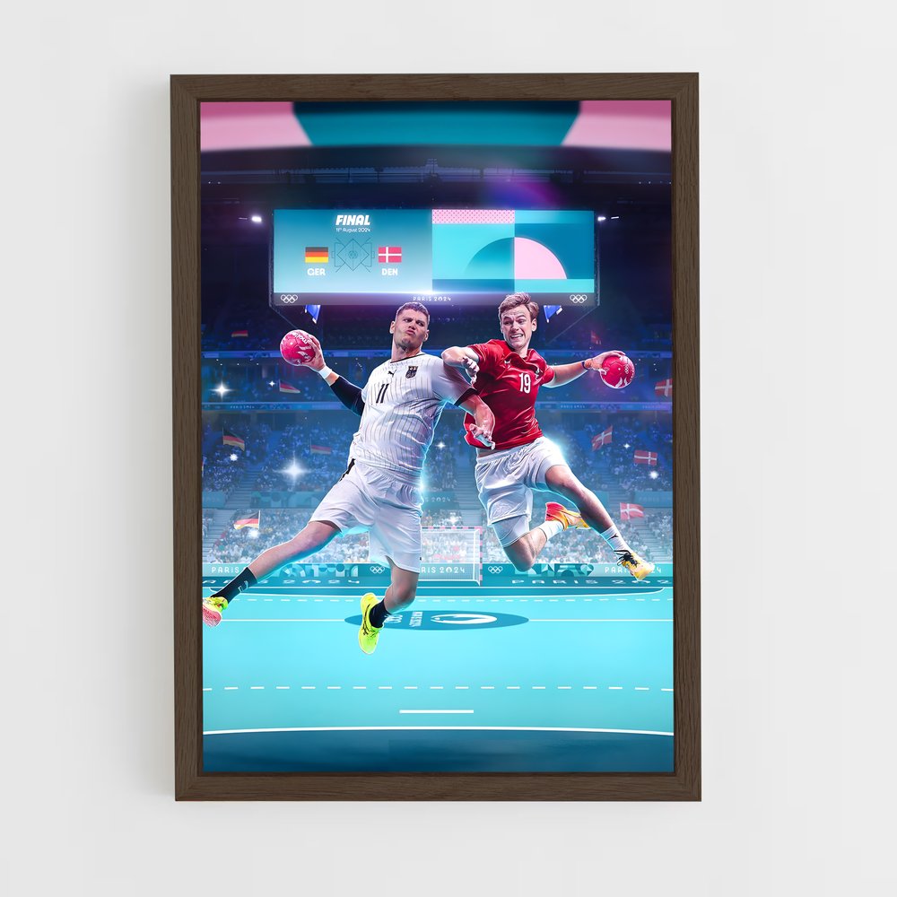 Poster Duel de Handball (vue 5)