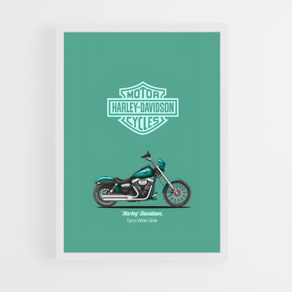 Poster Harley-Davidson Dyno Glide (vue 3)
