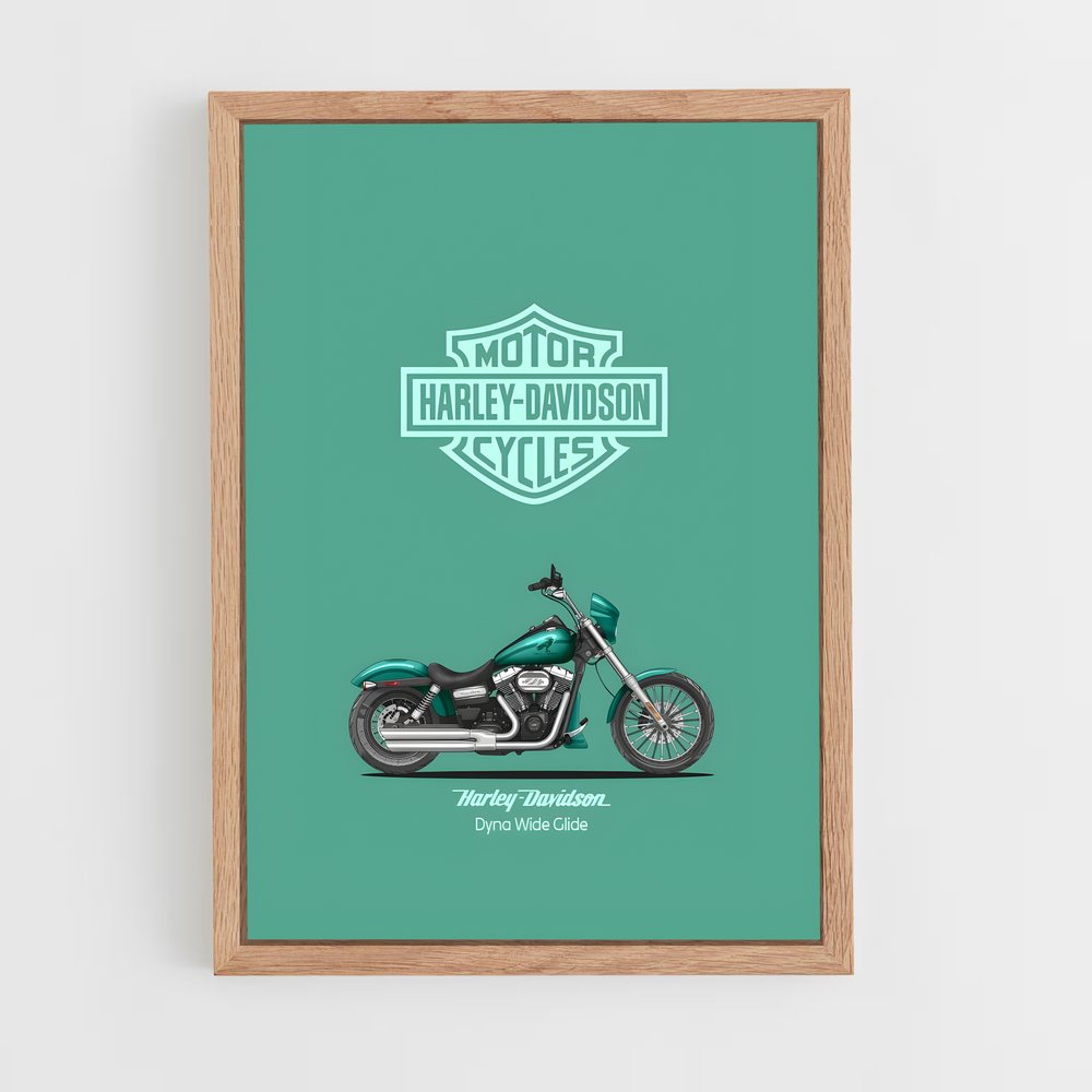 Poster Harley-Davidson Dyno Glide (vue 4)