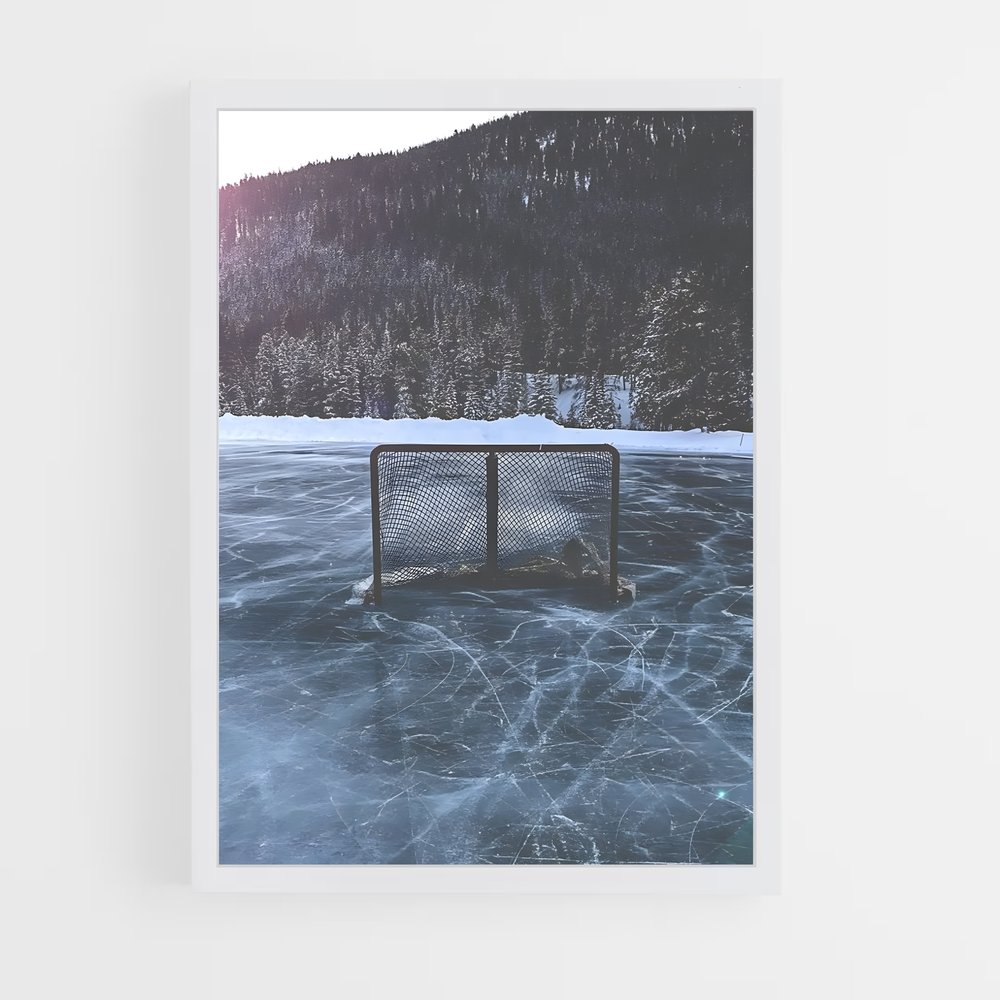 Poster Évasion Glacée – affiche Hockey sur glace (vue 3)