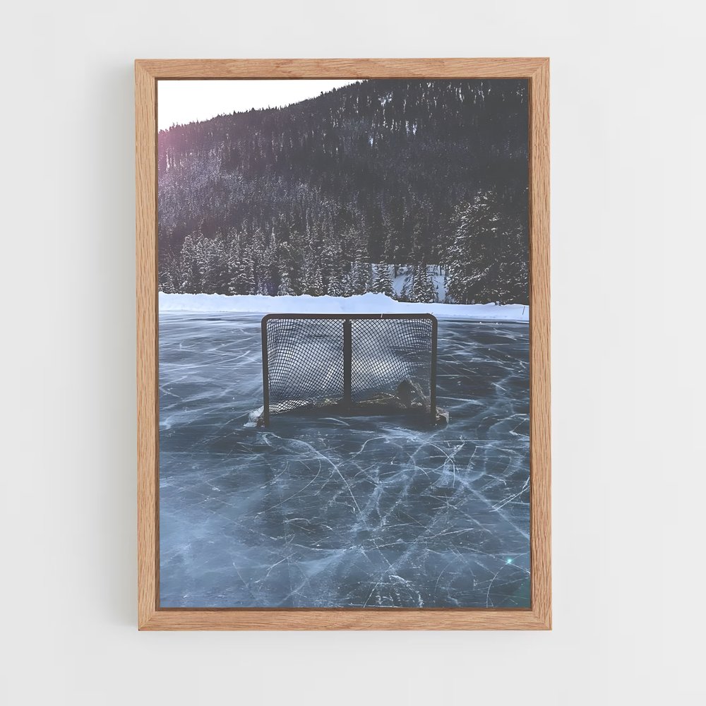 Poster Évasion Glacée – affiche Hockey sur glace (vue 4)