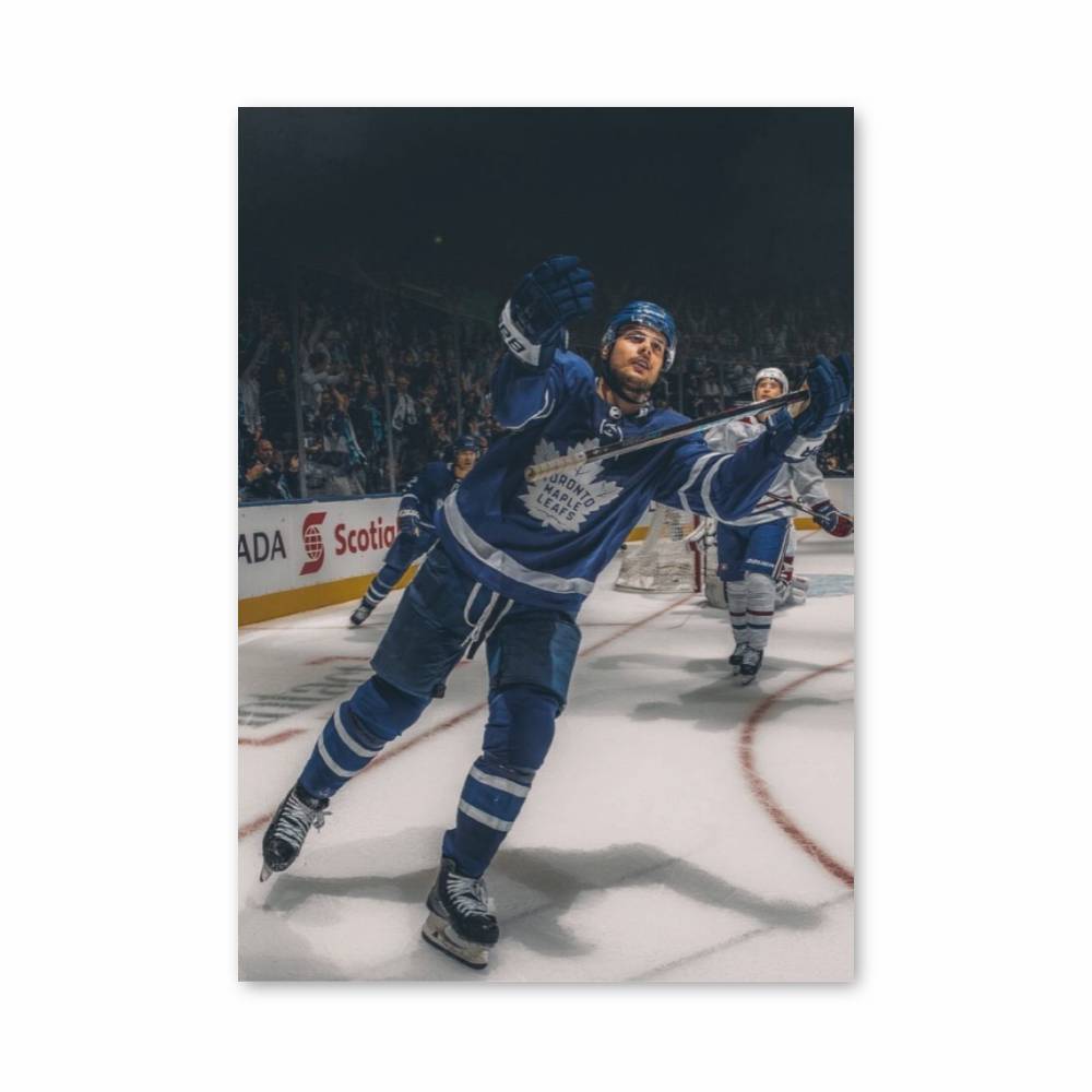 Poster Exploit Glaciaire – affiche Hockey sur glace