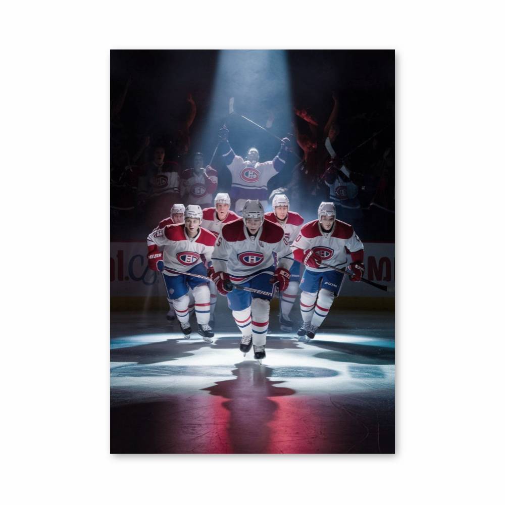 Poster Glorieux sur Glace – affiche Hockey sur glace
