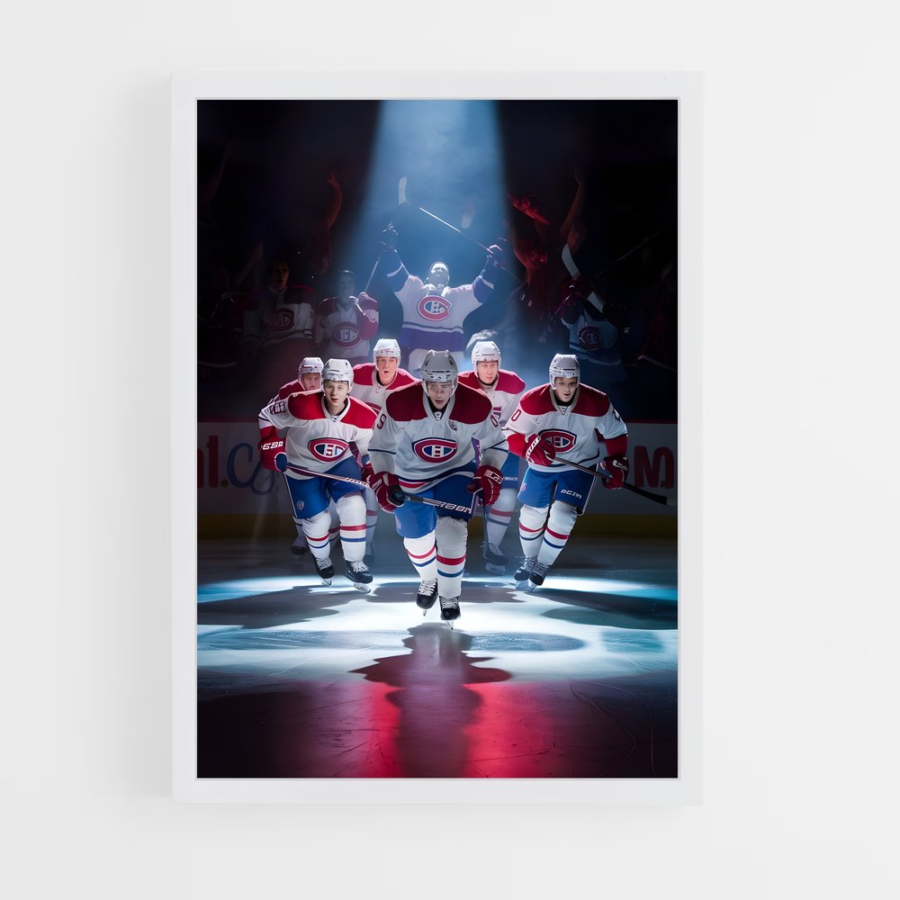 Poster Glorieux sur Glace – affiche Hockey sur glace (vue 3)