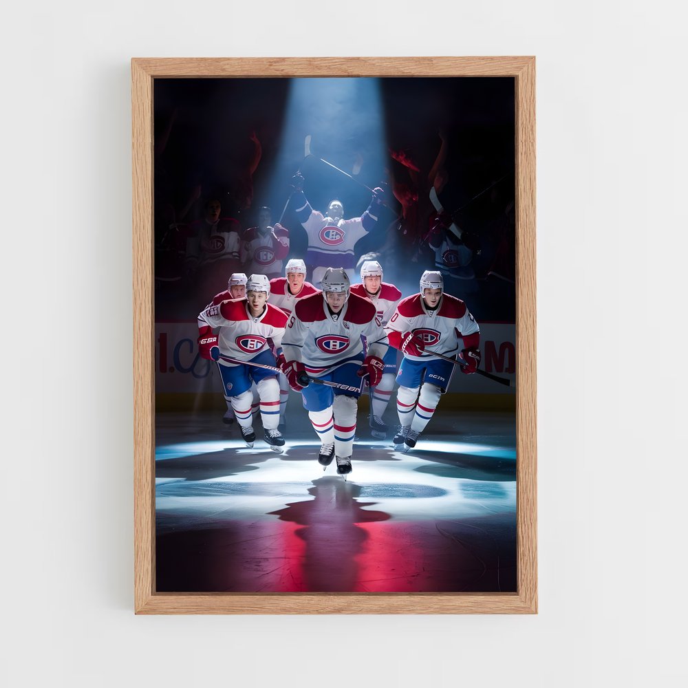 Poster Glorieux sur Glace – affiche Hockey sur glace (vue 4)