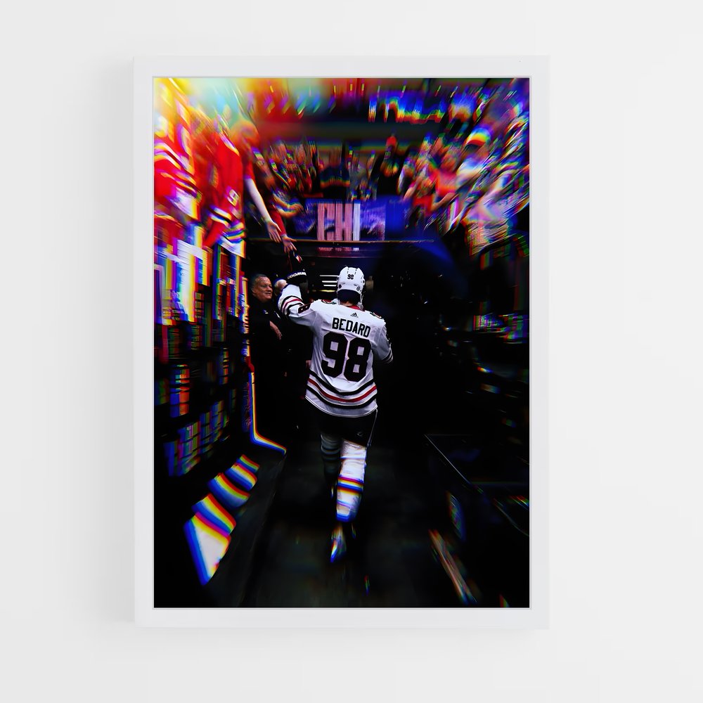 Poster Patineur Glorieux – affiche Hockey sur glace (vue 3)