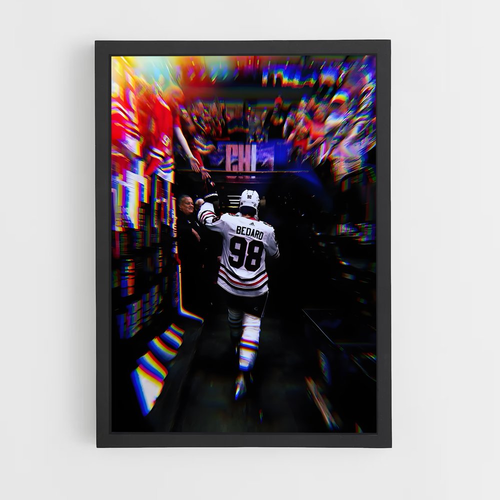 Poster Patineur Glorieux – affiche Hockey sur glace (vue 2)
