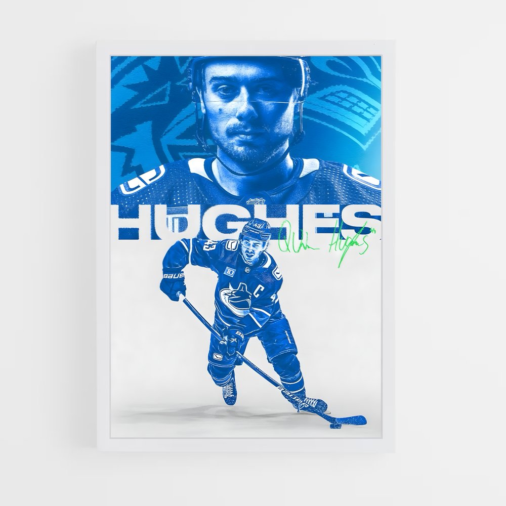 Poster Dynamique Hockey – affiche Hockey sur glace (vue 3)