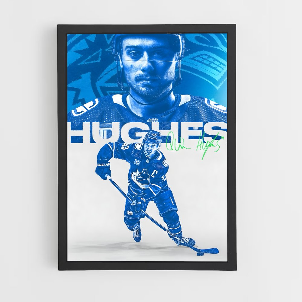 Poster Dynamique Hockey – affiche Hockey sur glace (vue 2)
