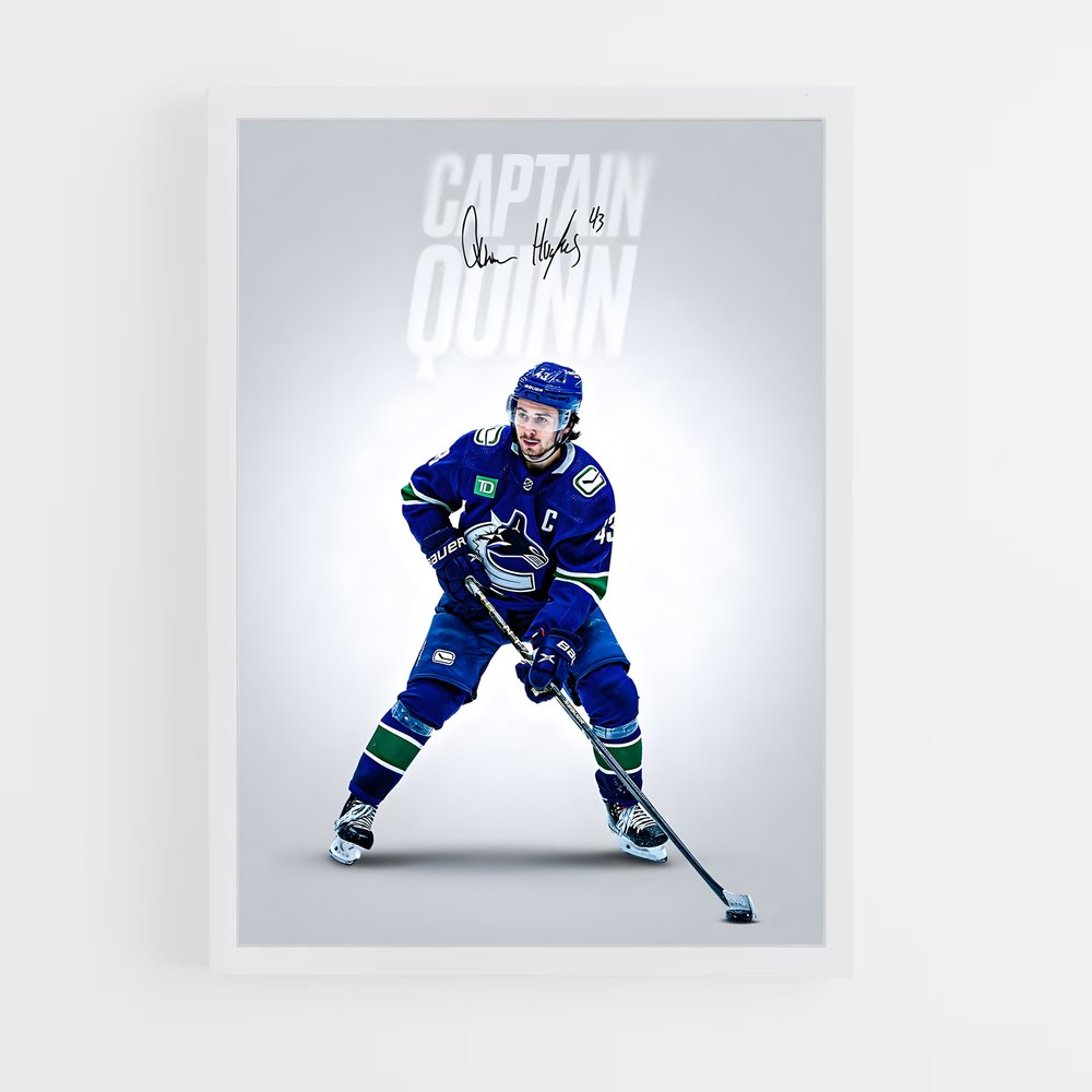 Poster Captain Quinn – affiche Hockey sur glace (vue 3)