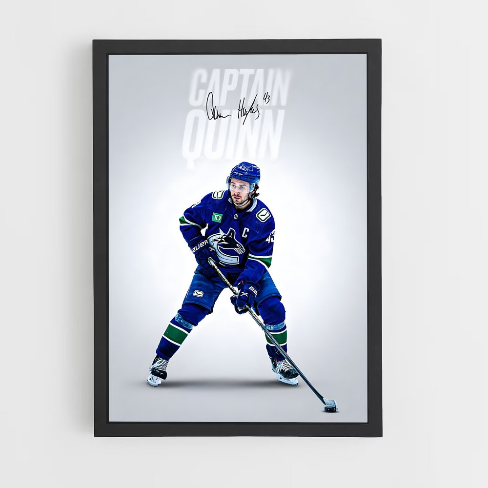 Poster Captain Quinn – affiche Hockey sur glace (vue 2)
