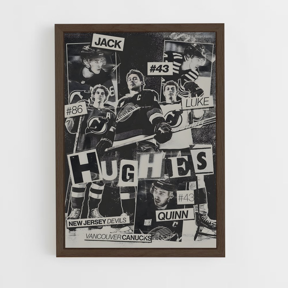 Poster Hughes Stars – affiche Hockey sur glace (vue 5)