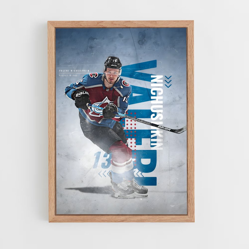 Poster Hockey Dynamique – affiche Hockey sur glace (vue 4)