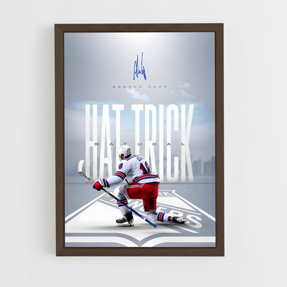 Poster Hat Trick Hockey – affiche Hockey sur glace (vue 5)