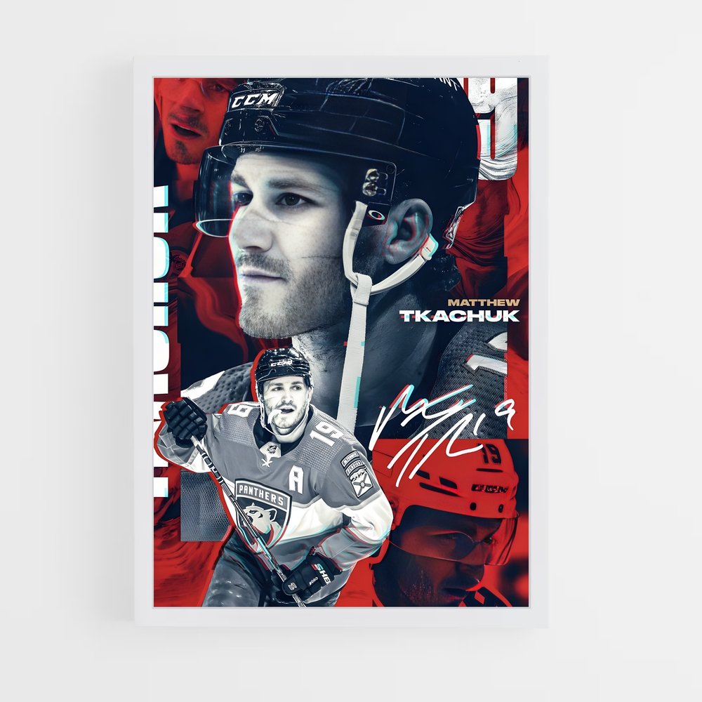 Poster Élan Glacial – affiche Hockey sur glace (vue 3)