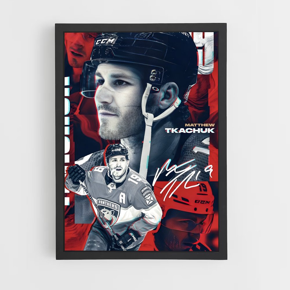 Poster Élan Glacial – affiche Hockey sur glace (vue 2)