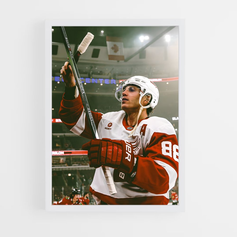 Poster Le Joueur Passionné – affiche Hockey sur glace (vue 3)