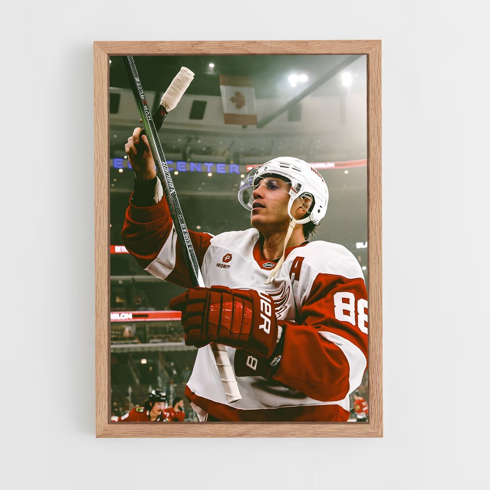 Poster Le Joueur Passionné – affiche Hockey sur glace (vue 4)