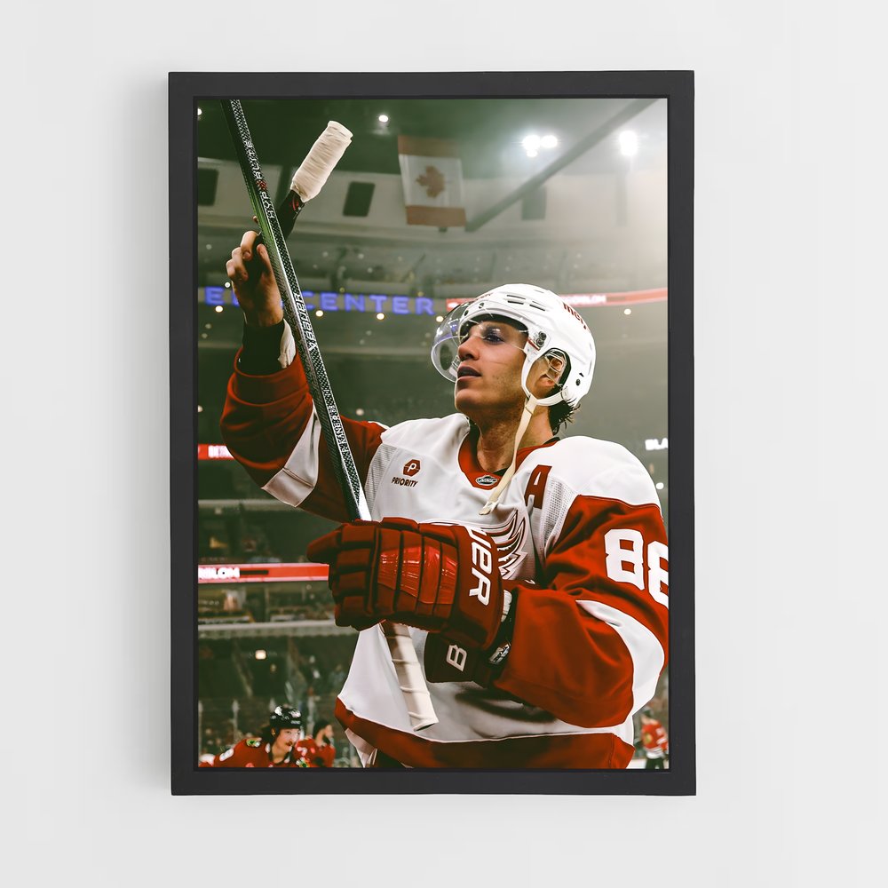 Poster Le Joueur Passionné – affiche Hockey sur glace (vue 2)