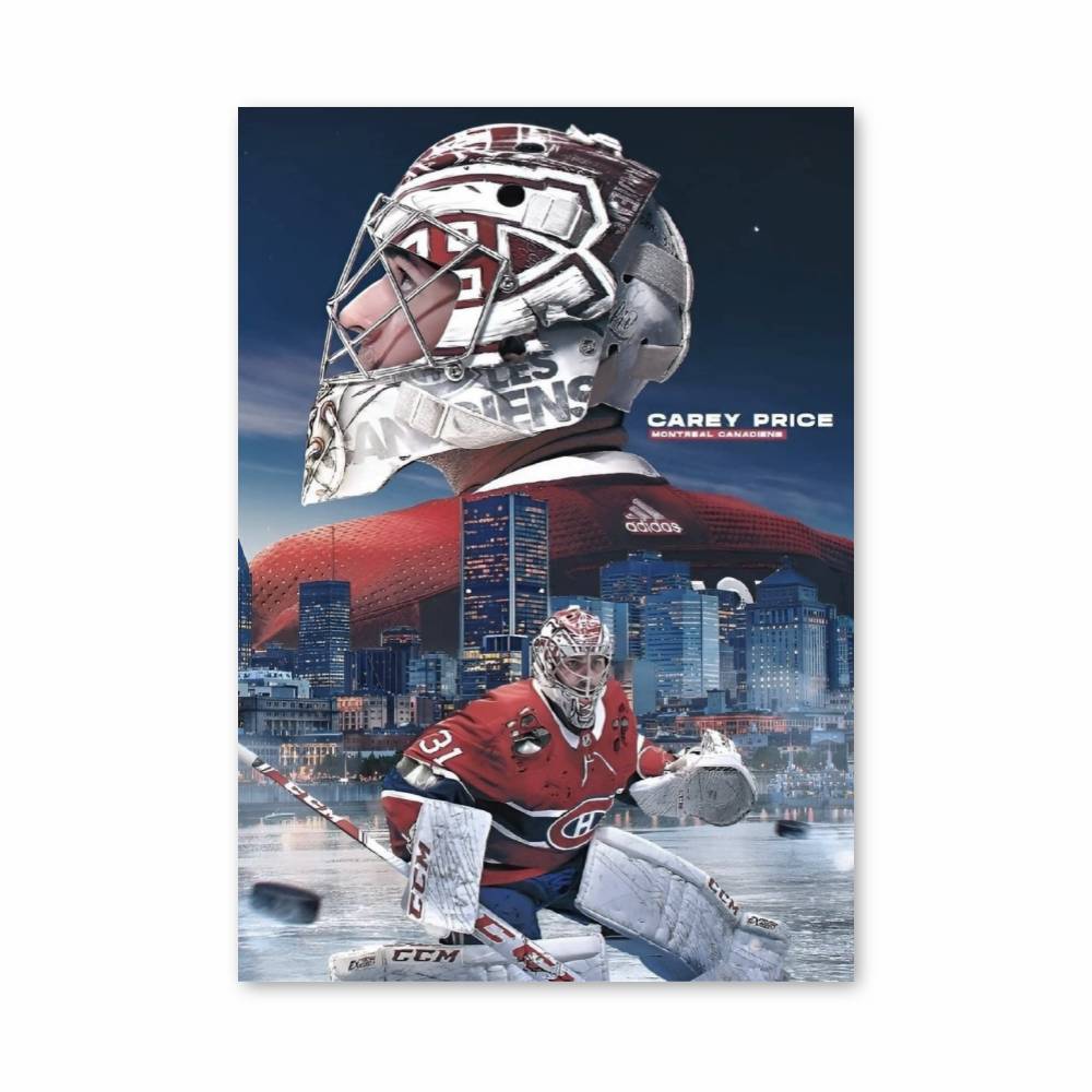 Poster Gardien Glaciel – affiche Hockey sur glace