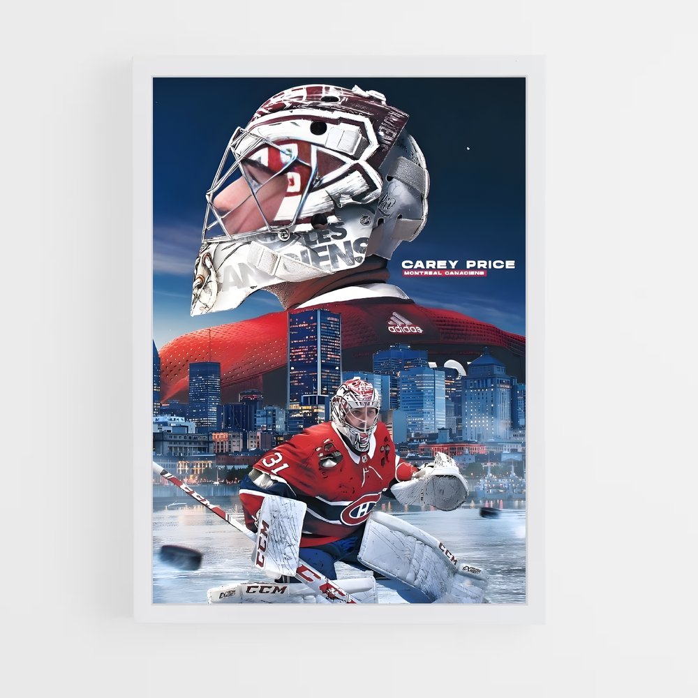 Poster Gardien Glaciel – affiche Hockey sur glace (vue 3)