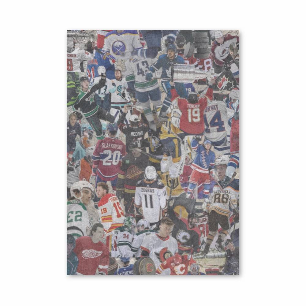 Poster Passion Hockey – affiche Hockey sur glace