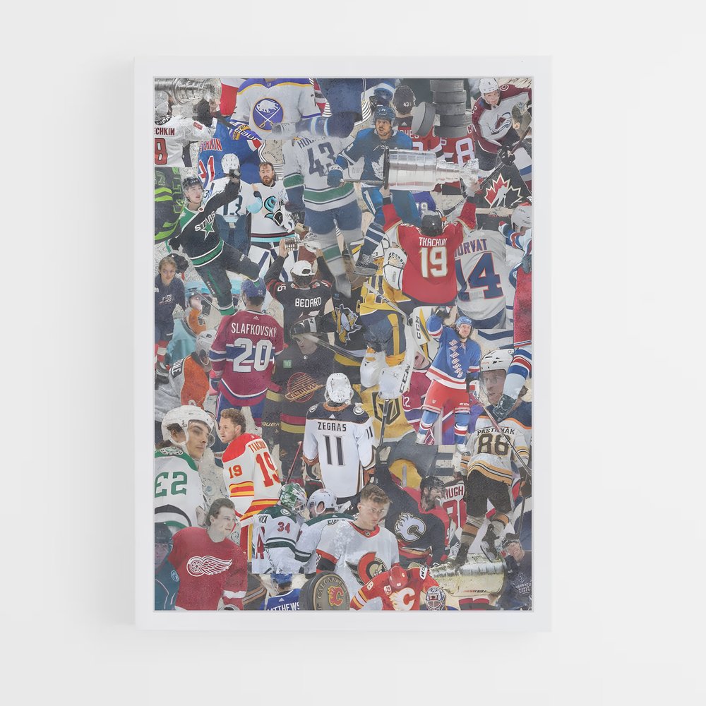 Poster Passion Hockey – affiche Hockey sur glace (vue 3)