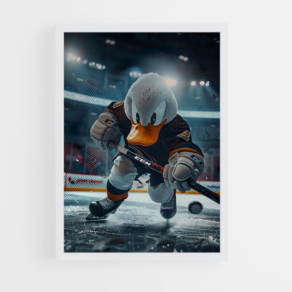 Poster Canard Sur Glace – affiche Hockey sur glace (vue 3)