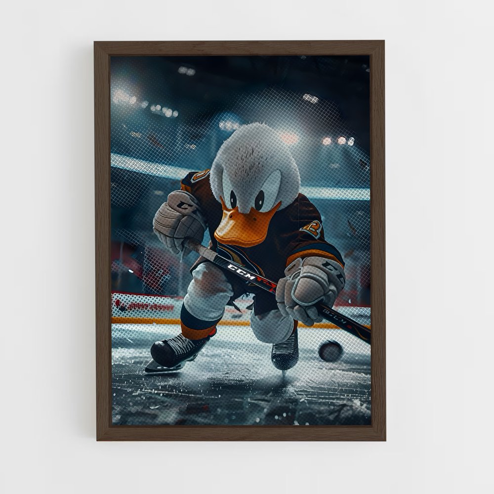 Poster Canard Sur Glace – affiche Hockey sur glace (vue 5)