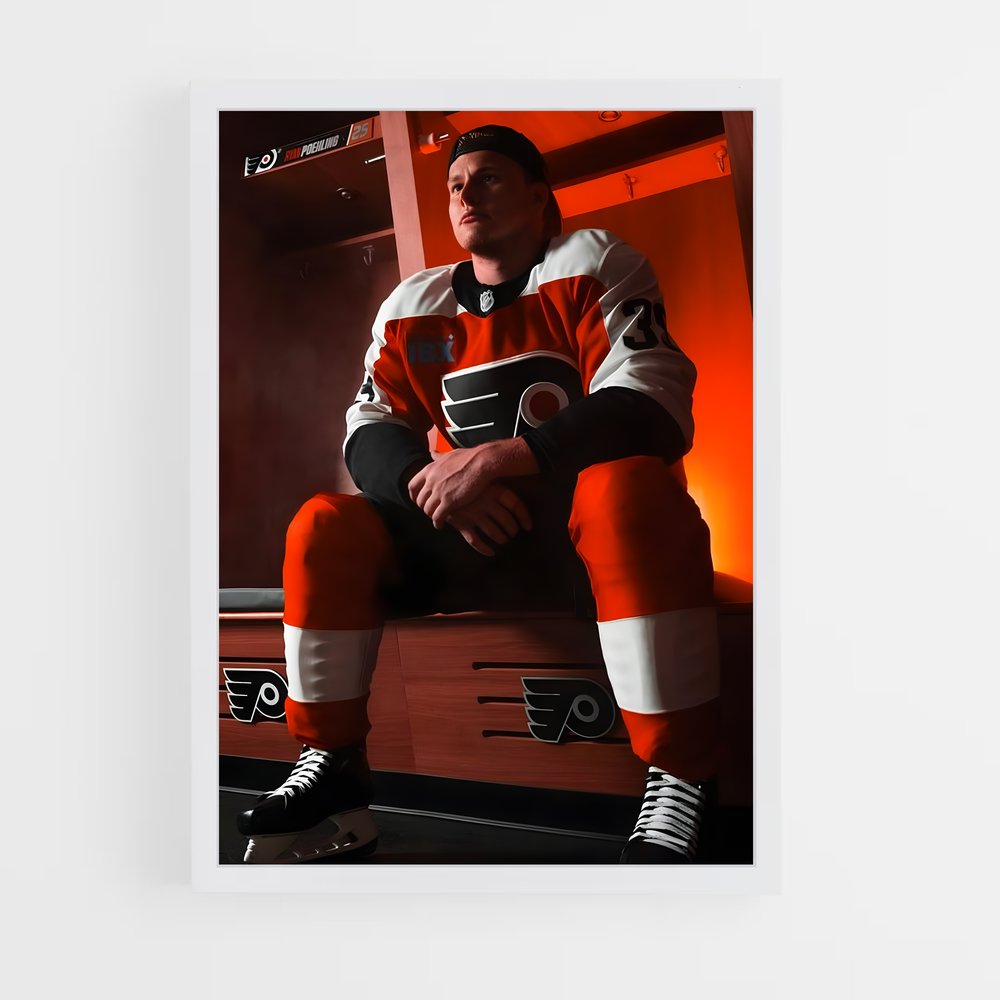 Poster Esprit du Vestiaire – affiche Hockey sur glace (vue 3)