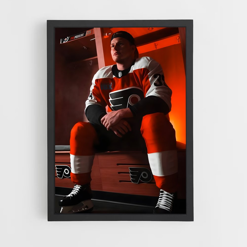 Poster Esprit du Vestiaire – affiche Hockey sur glace (vue 2)