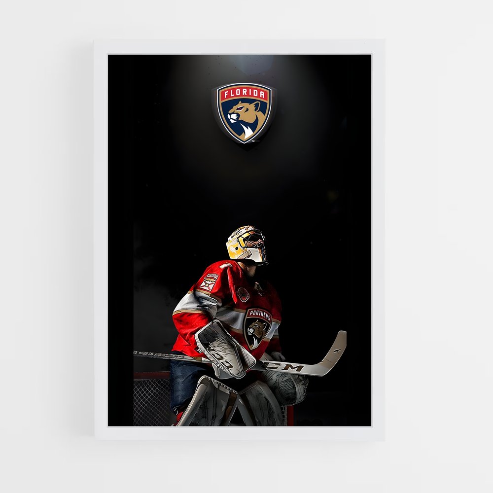 Poster Gardien des Panthers – affiche Hockey sur glace (vue 3)