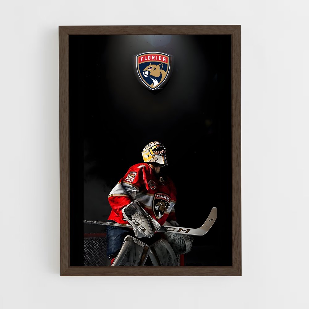 Poster Gardien des Panthers – affiche Hockey sur glace (vue 5)