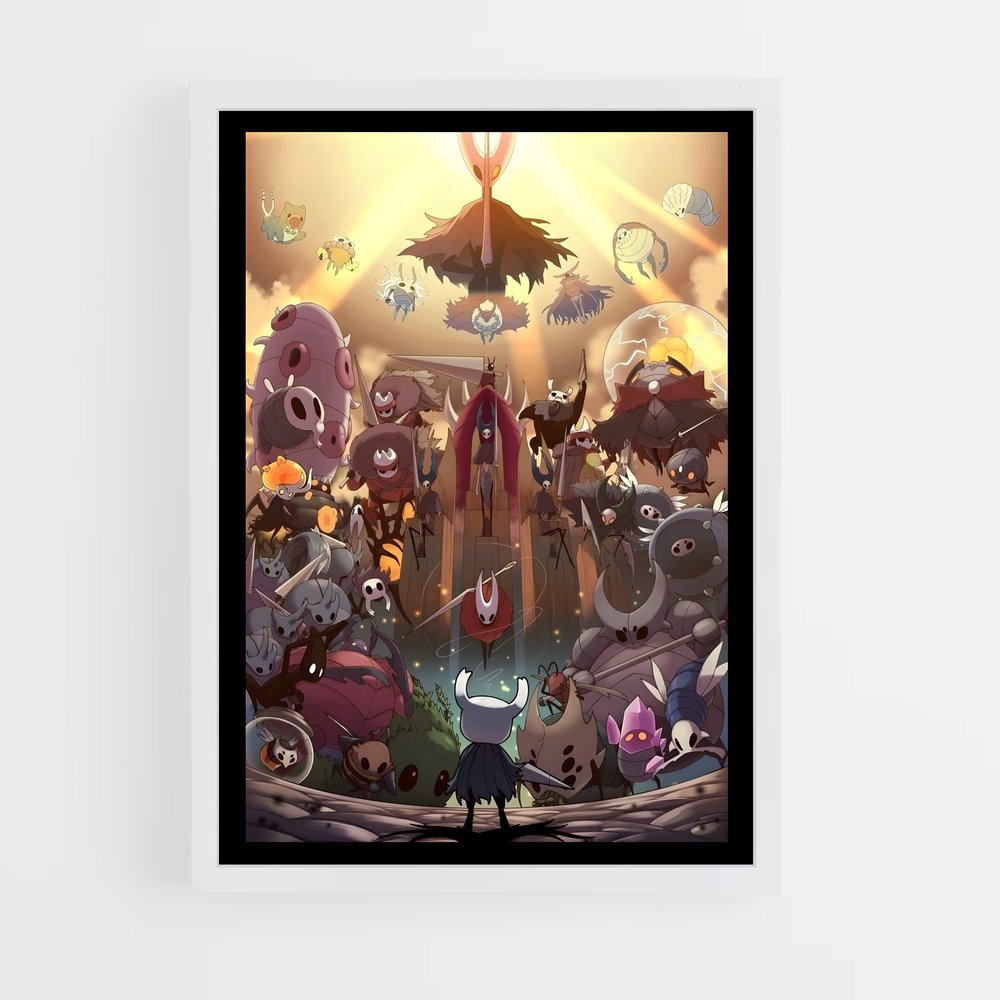 Poster Hollow Kingdom – affiche Hollow Knight (vue 3)