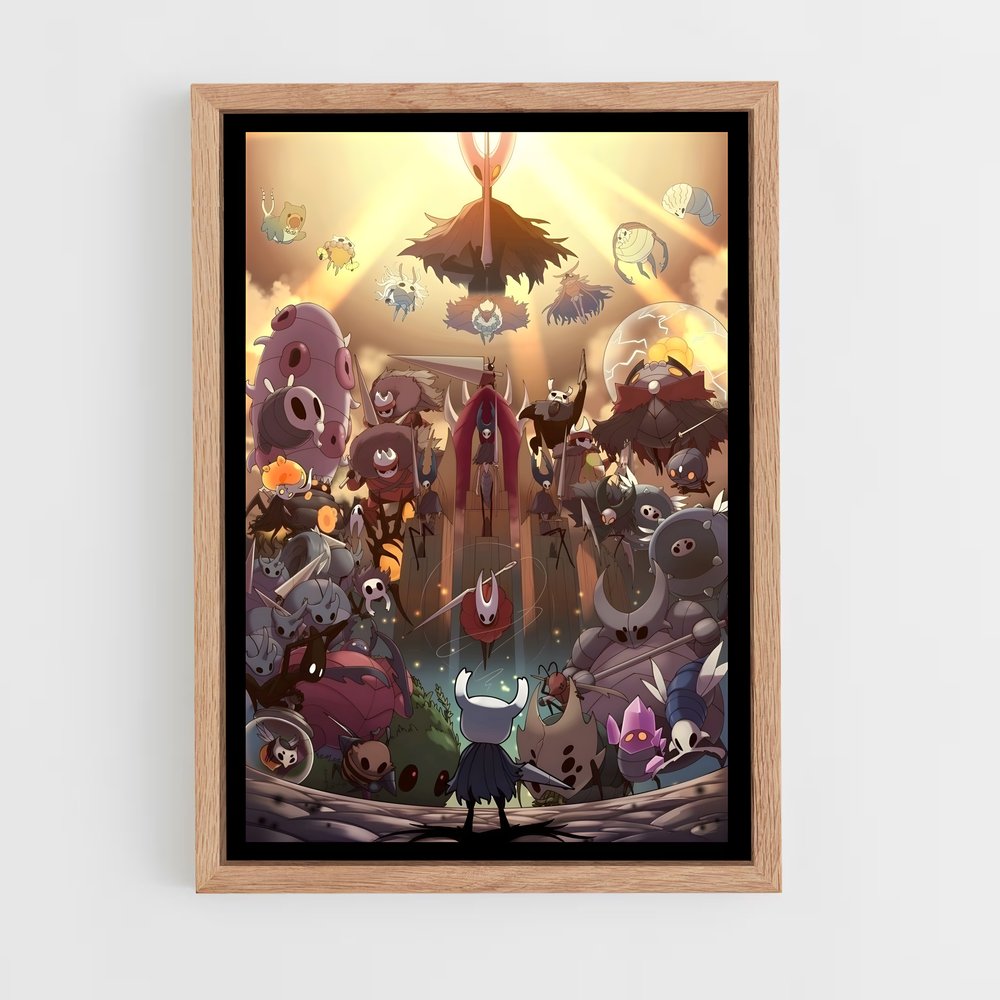 Poster Hollow Kingdom – affiche Hollow Knight (vue 4)