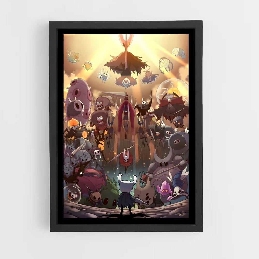 Poster Hollow Kingdom – affiche Hollow Knight (vue 2)