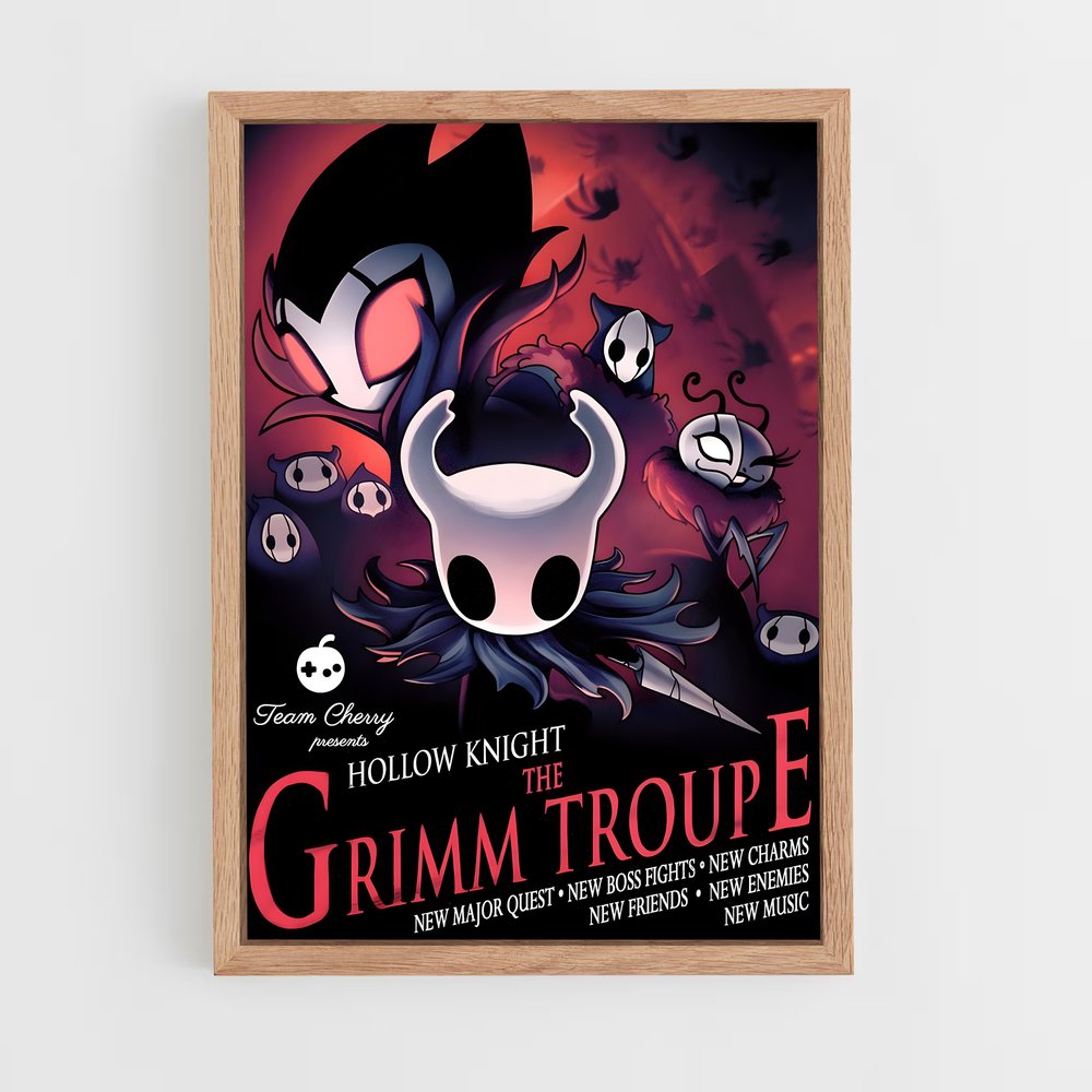 Poster The Grimm Troupe – affiche Hollow Knight (vue 4)