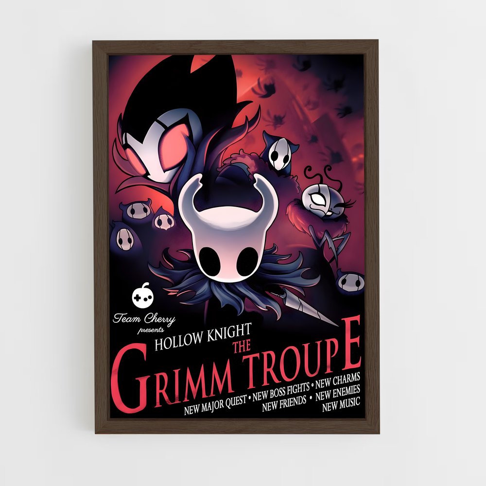 Poster The Grimm Troupe – affiche Hollow Knight (vue 5)
