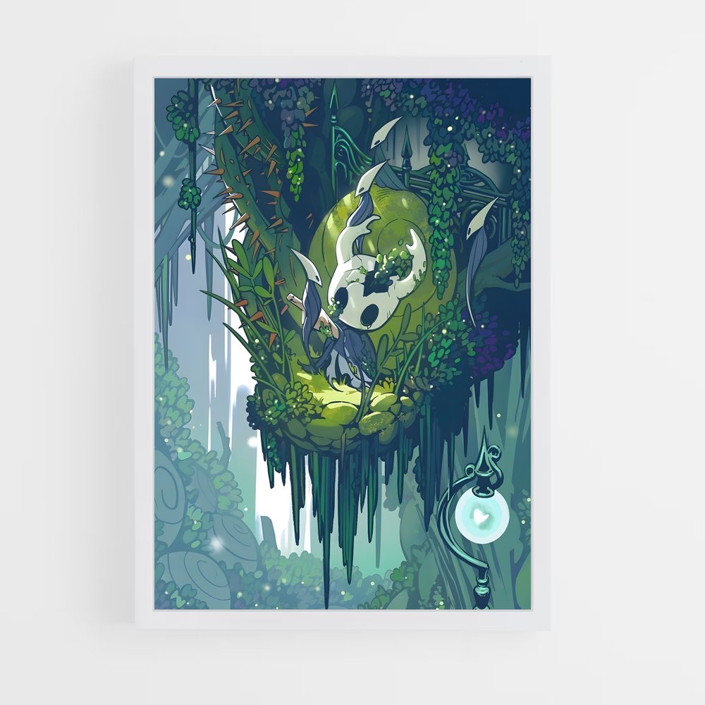 Poster Chevalier Sylvestre – affiche Hollow Knight (vue 3)
