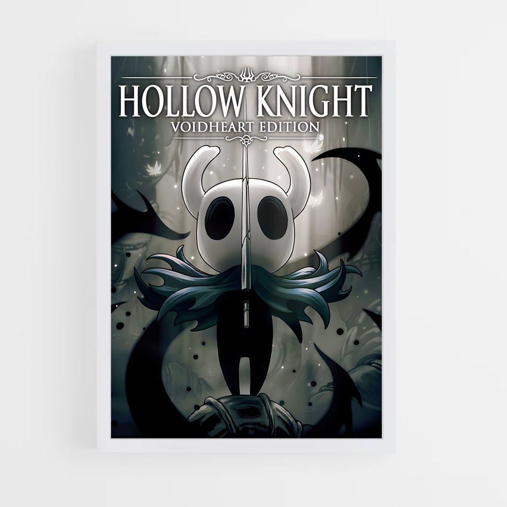 Poster Chevalier Creux Voix des Ténèbres – affiche Hollow Knight (vue 3)