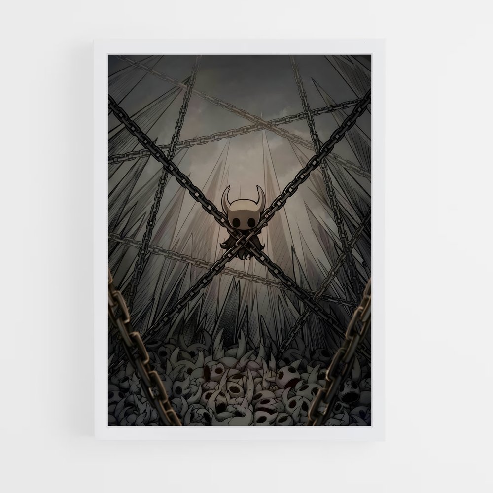 Poster L'Ombre Enchaînée – affiche Hollow Knight (vue 3)