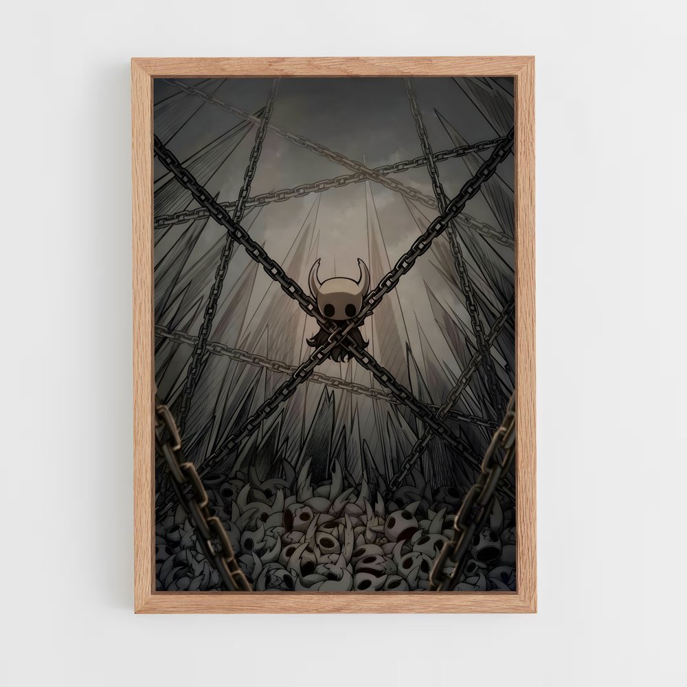 Poster L'Ombre Enchaînée – affiche Hollow Knight (vue 4)
