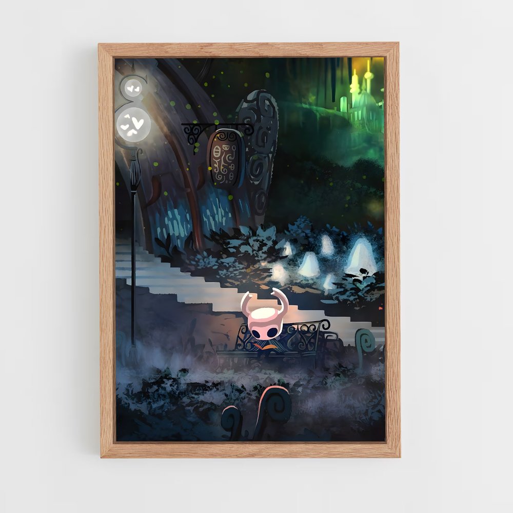 Poster Chevalier Solitaire – affiche Hollow Knight (vue 4)