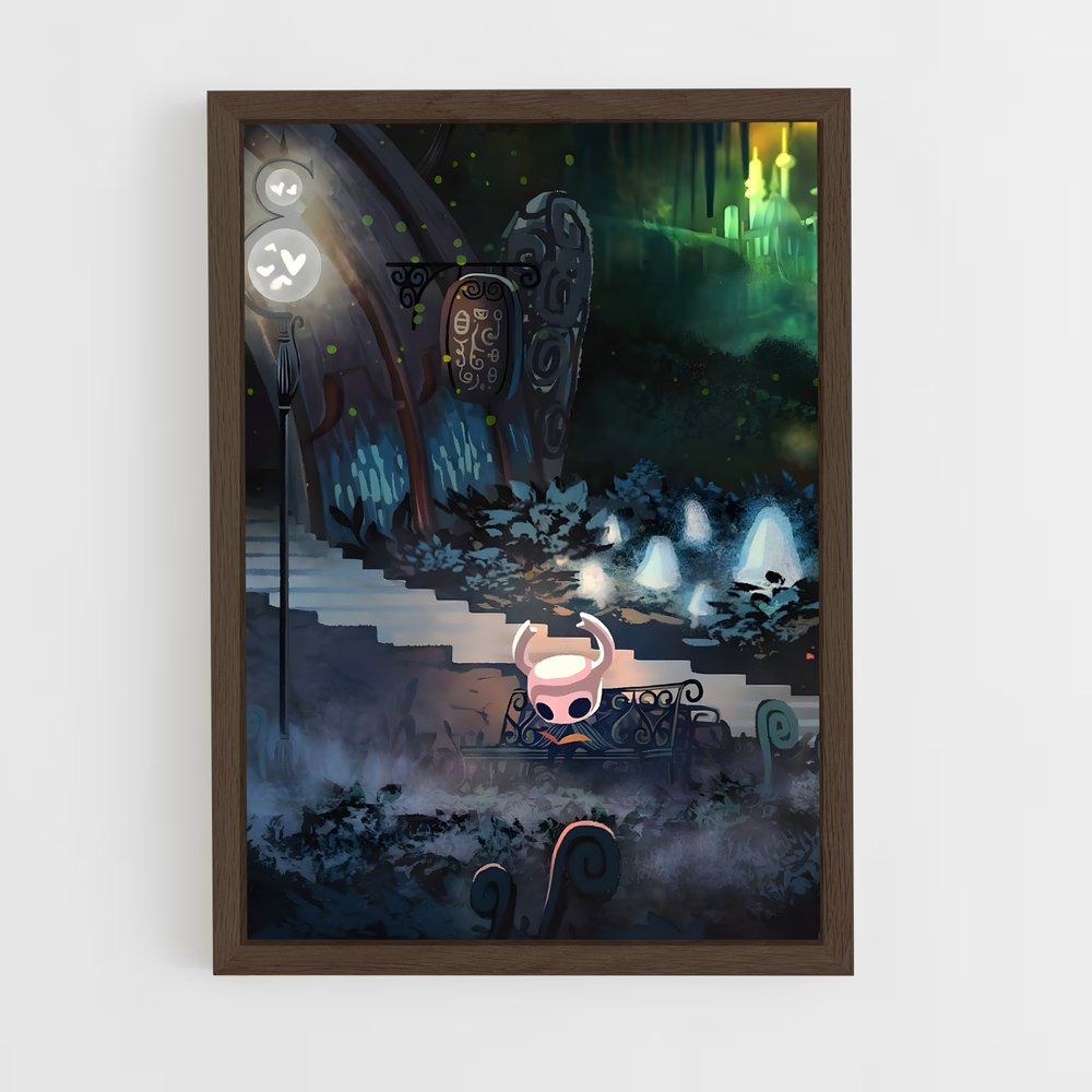 Poster Chevalier Solitaire – affiche Hollow Knight (vue 5)