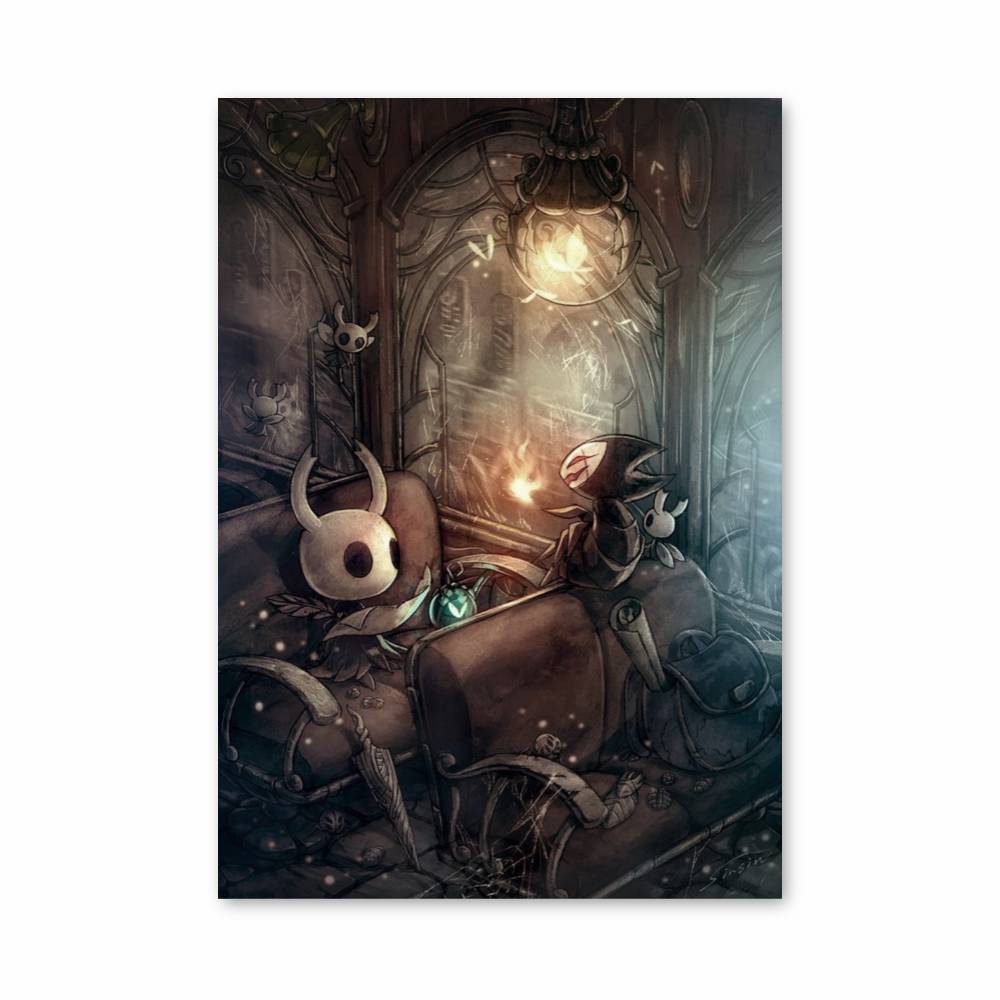 Poster Repos Mystique – affiche Hollow Knight