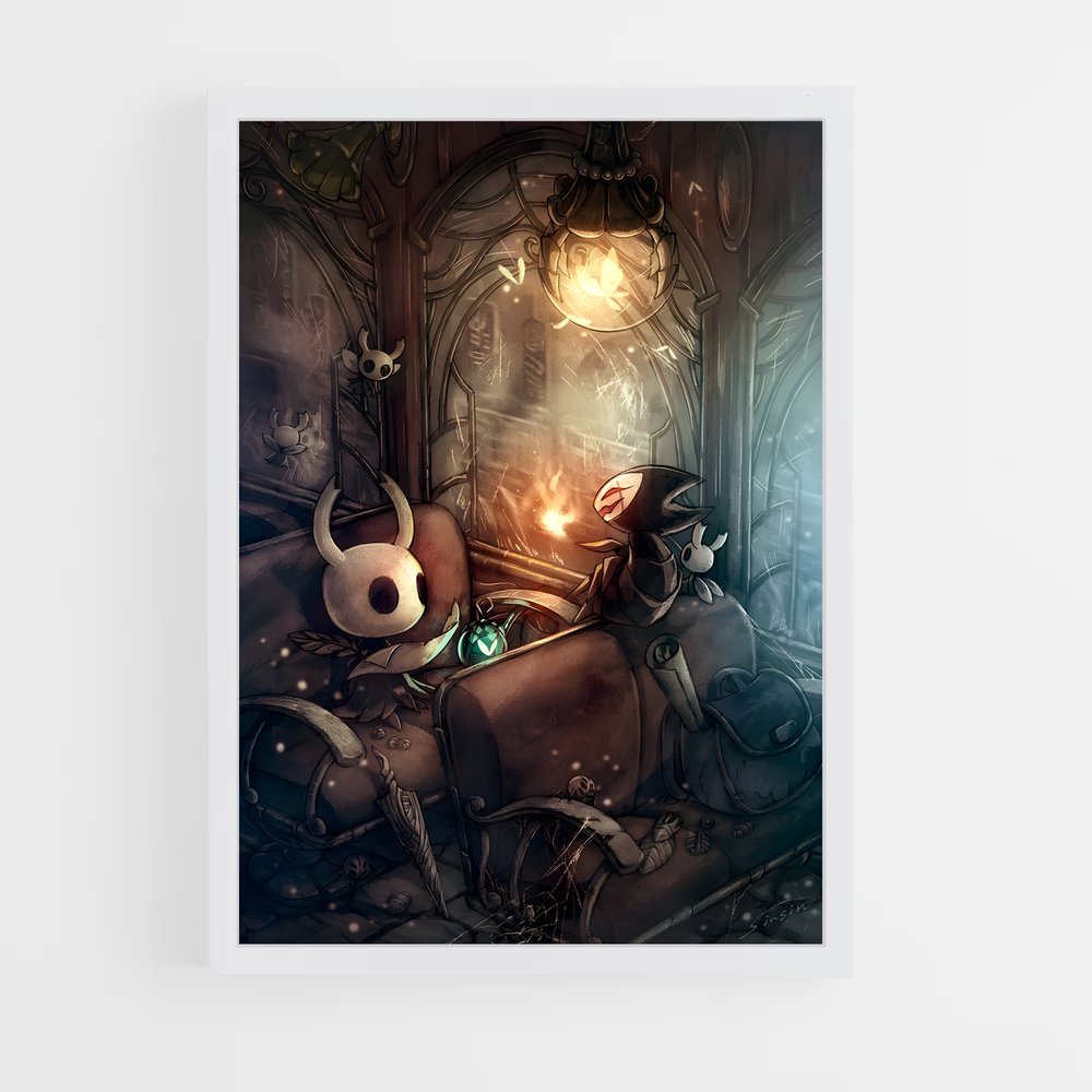 Poster Repos Mystique – affiche Hollow Knight (vue 3)