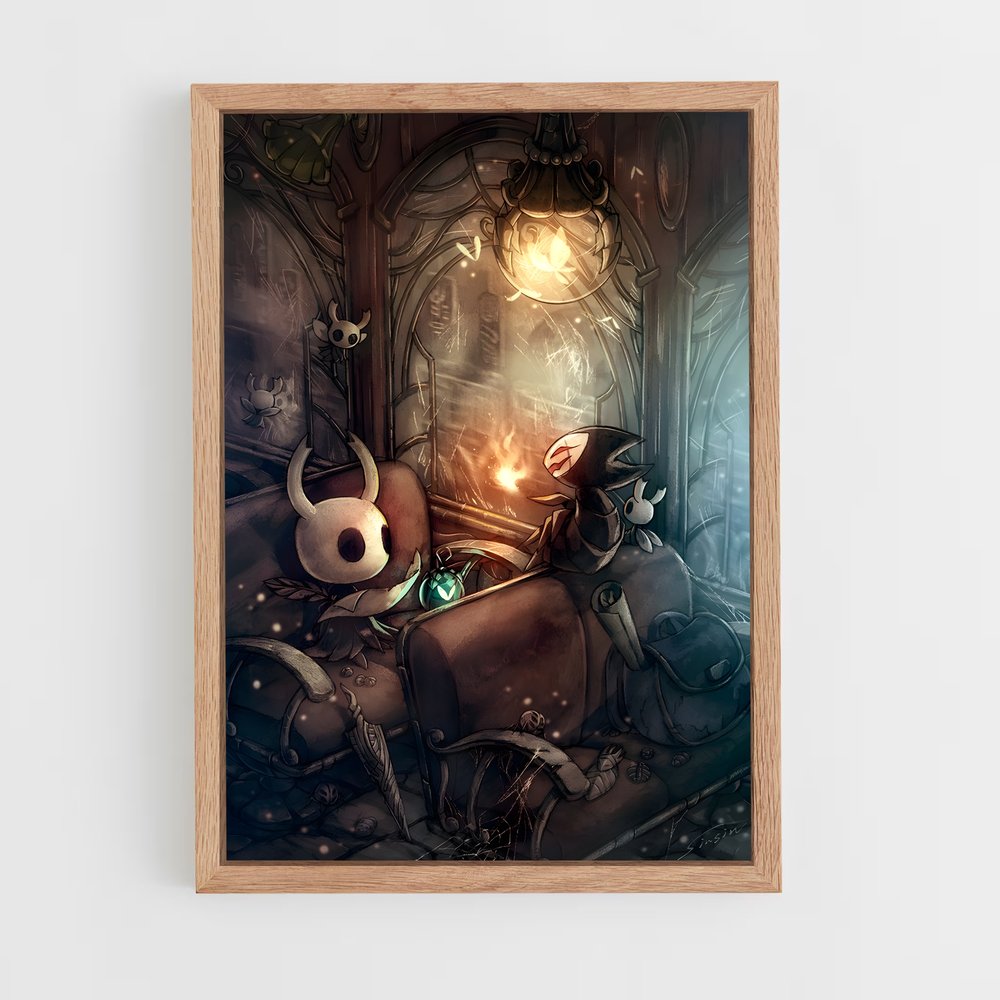 Poster Repos Mystique – affiche Hollow Knight (vue 4)